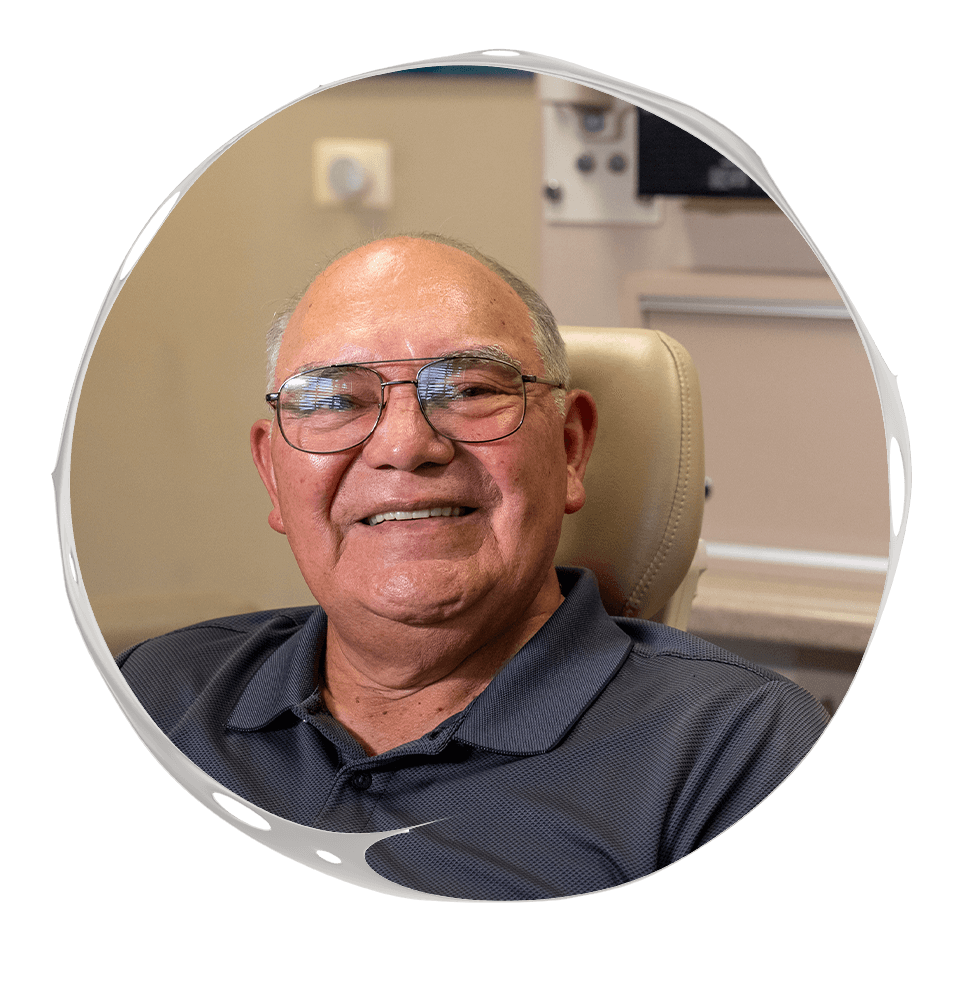 Patient Smiling at doctor