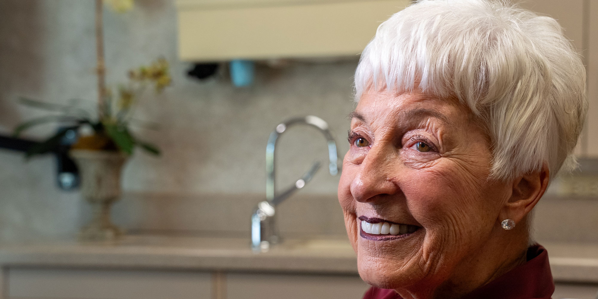 Paitent smiling at doctor going over sedation options